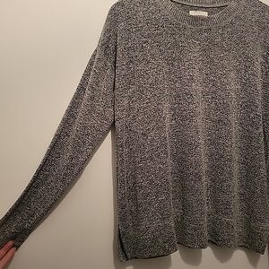 Lucky Brand Charcoal Crew Neck Sweater